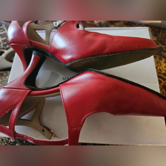 Werner Kern Ines Red Dancing Shoes UK size 4 - Picture 6 of 12